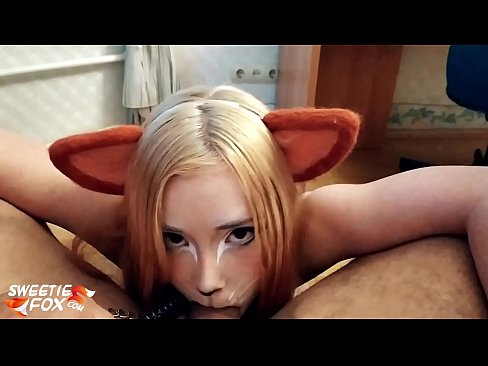 ❤️ Kitsune залгих дик, булэг нь түүний аманд ❤️❌ Порно манайд ❌️